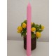 qosrix 3'lü Pudra Pembe Şamdan Soya Mumu qosrix 3'lü Pudra Pembe Şamdan Soya Mumu