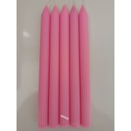 100 Adet Toptan Pudra Pembe Dekoratif Şamdan Mum 100 Adet Toptan Pudra Pembe Dekoratif Şamdan Mum