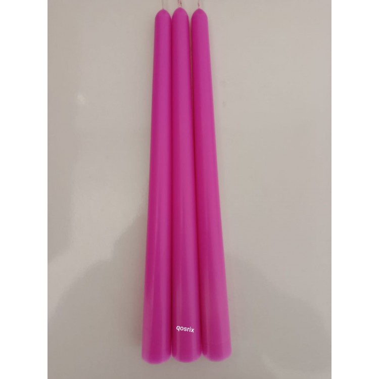 qosrix 3'lü Açık Pembe Şamdan Soya Mumu qosrix 3'lü Açık Pembe Şamdan Soya Mumu