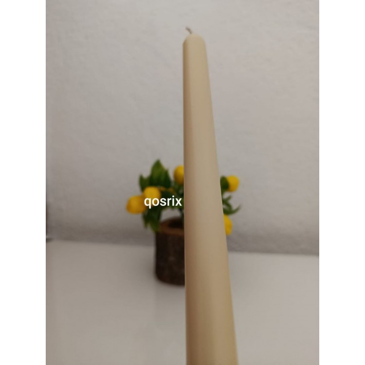 Krem Şamdan Soya Mumu 1. Kalite Soya