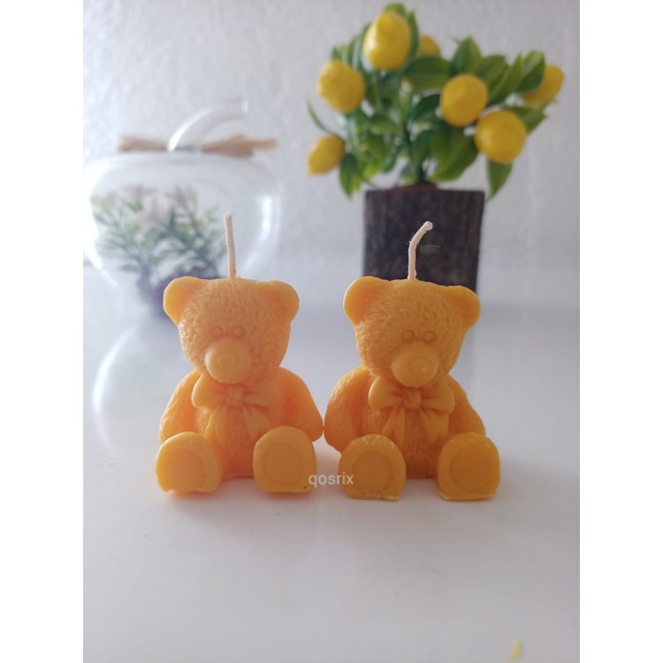 2'li Sarı Ayıcık Kokulu Mum 2'li Sarı Ayıcık Kokulu Mum