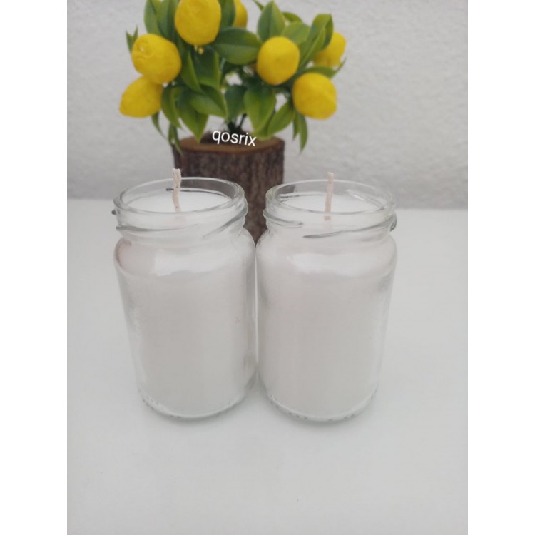 2'li Cam Kavanoz Doğal Kokulu Soya Aromaterapi Mumu - 100 cc 2'li Cam Kavanoz Doğal Kokulu Soya Aromaterapi Mumu - 100 cc