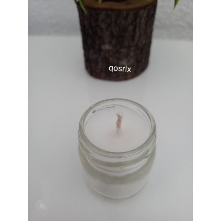 qosrix Cam Kavanoz Doğal Kokulu Soya Aromaterapi Mumu - 40 cc qosrix Cam Kavanoz Doğal Kokulu Soya Aromaterapi Mumu - 40 cc